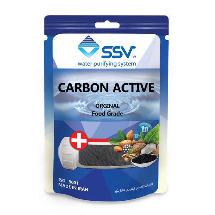 شارژ فیلتر دستگاه تصفیه آب اس اس وی مدل Carbon active وزن 140 گرم
